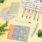 24Pcs Flower Ballpoint Pens and Notepads Set Floral Retractable Pens with Notebooks